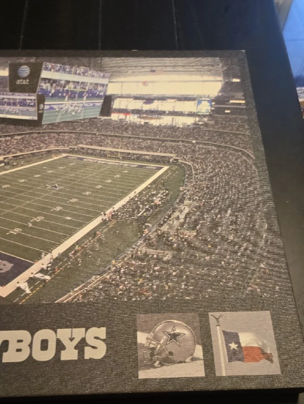 Dallas Cowboys AT&T Stadium Canvas Art 19.5